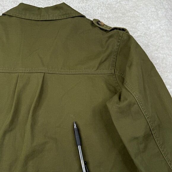 Lulus Ready For Action Olive Green Cropped Utility Jacket - Picture 6 of 11